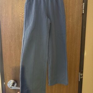 Blue Wide-Leg Pants